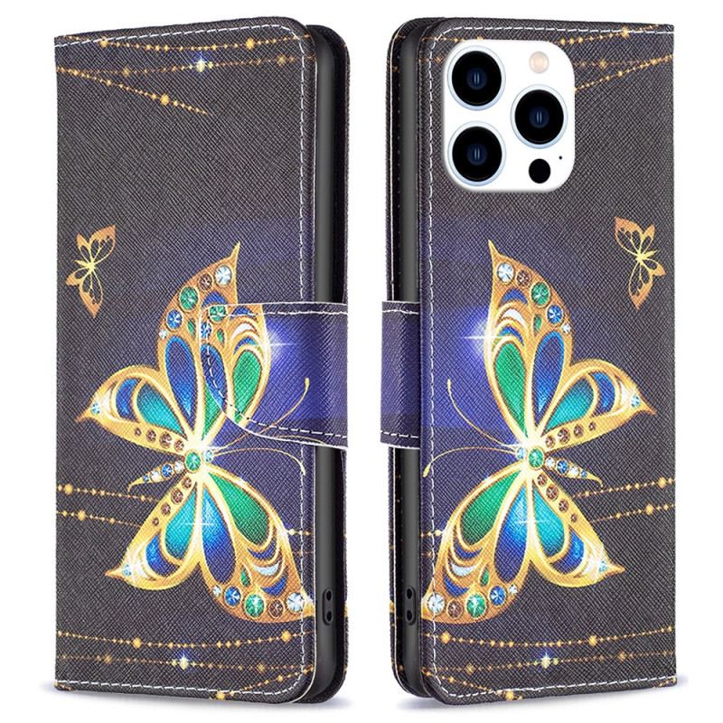 Housse iPhone 16 Pro Max Papillon Bijoux