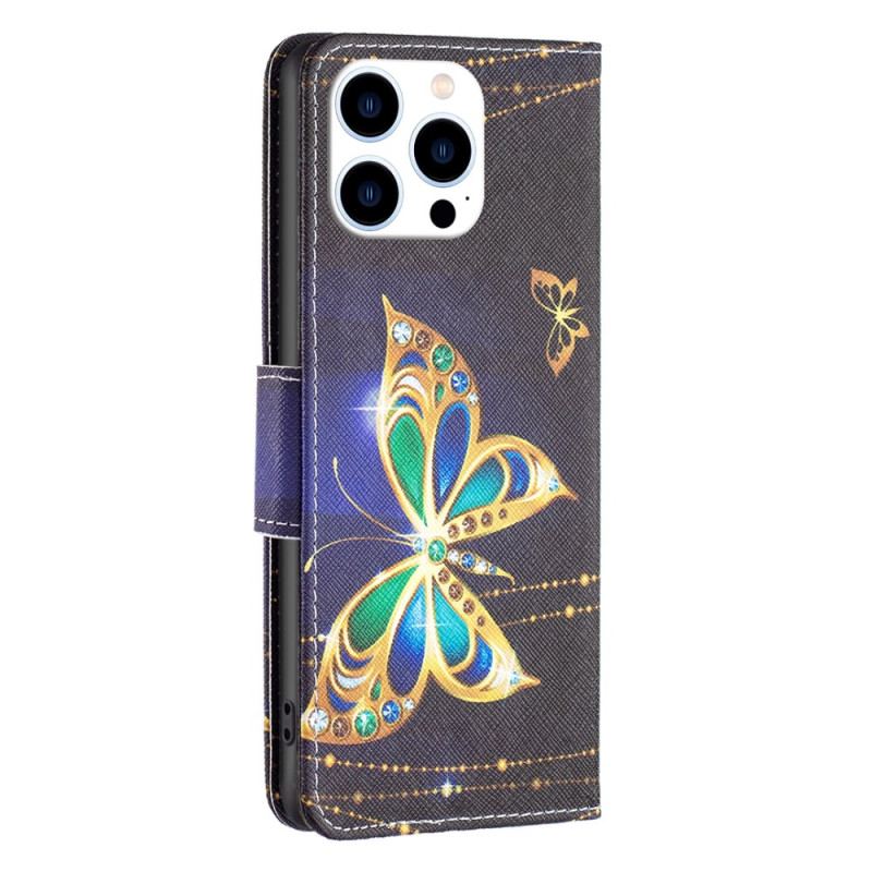 Housse iPhone 16 Pro Max Papillon Bijoux