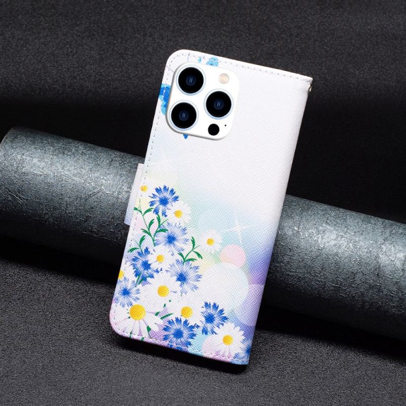 Housse iPhone 16 Pro Max Papillon et Fleurs