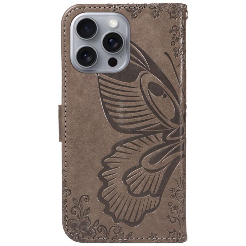 Housse iPhone 16 Pro Max Papillon Graphique