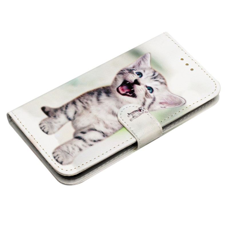 Housse iPhone 16 Pro Max Petit Chat à Lanière