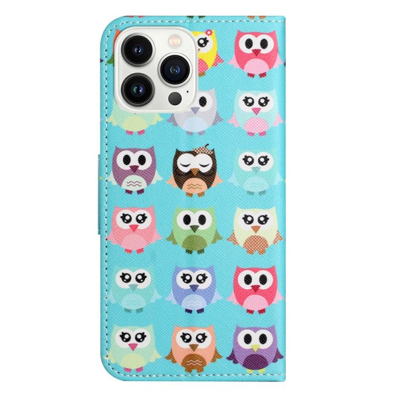 Housse iPhone 16 Pro Max Tribu de Hiboux