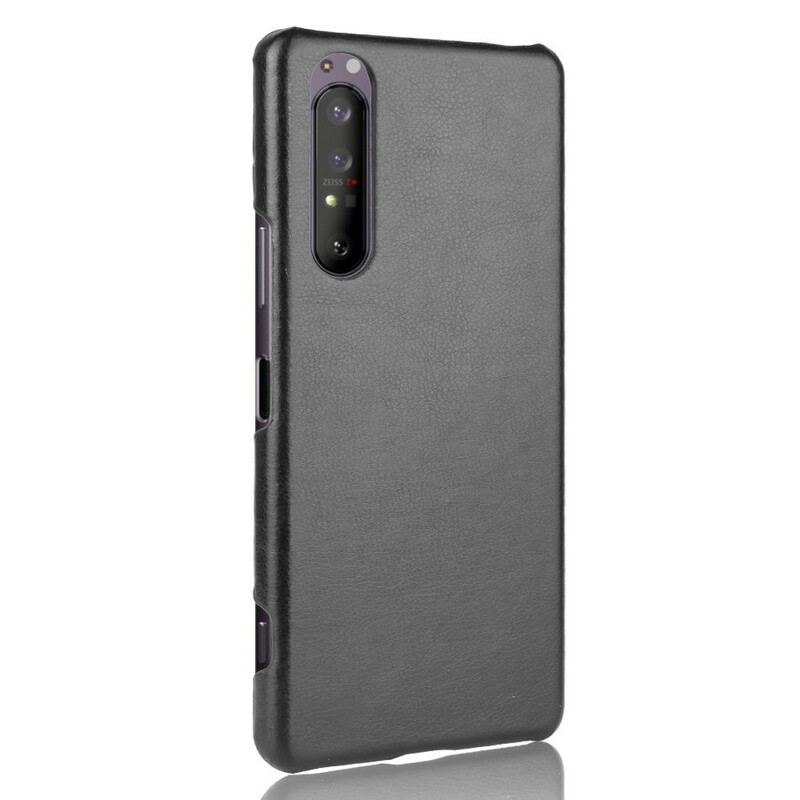 Coque Sony Xperia 1 II Effet Cuir Litchi