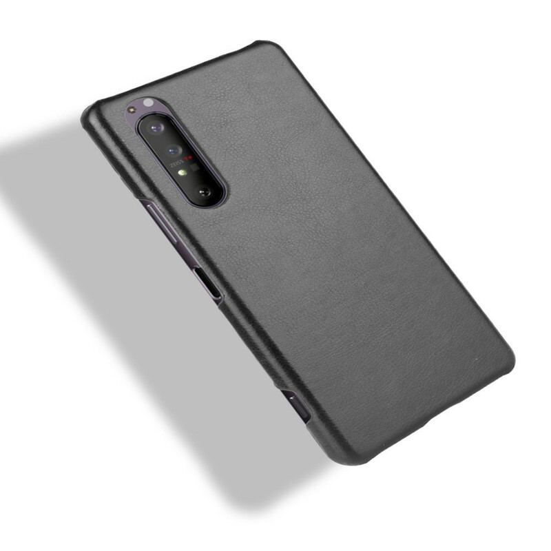 Coque Sony Xperia 1 II Effet Cuir Litchi