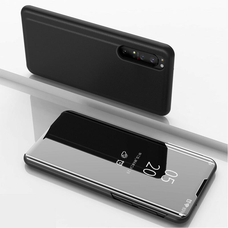 View Cover Sony Xperia 1 II Miroir et Simili Cuir