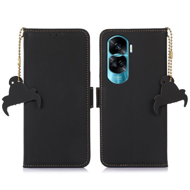 Housse Honor 90 Lite Véritable Cuir RFID