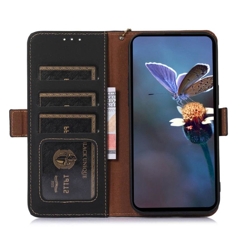 Housse Honor 90 Lite Véritable Cuir RFID