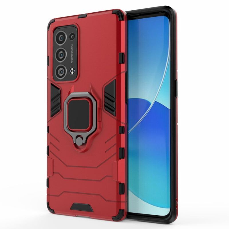 Coque Oppo Reno 6 Pro 5G Anneau-Support Pivotant