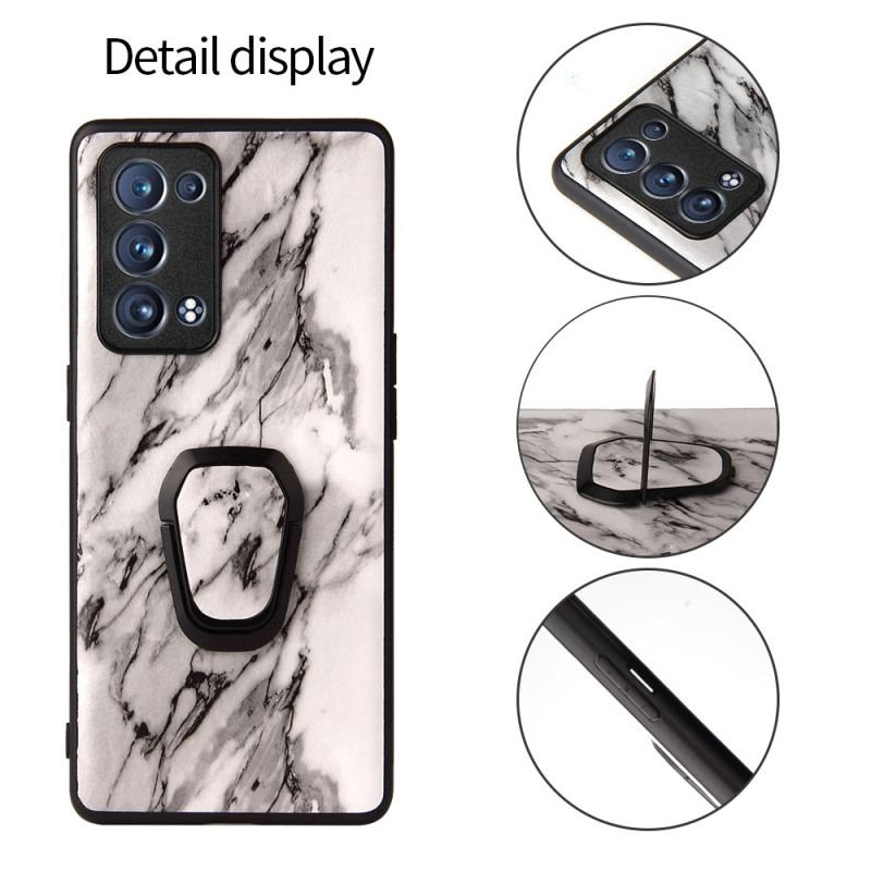 Coque Oppo Reno 6 Pro 5G Anneau Tendance Motifs et Animal