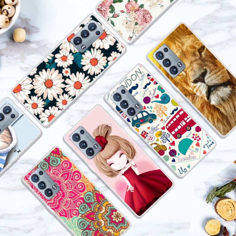 Coque Oppo Reno 6 Pro 5G Chaton Endormi