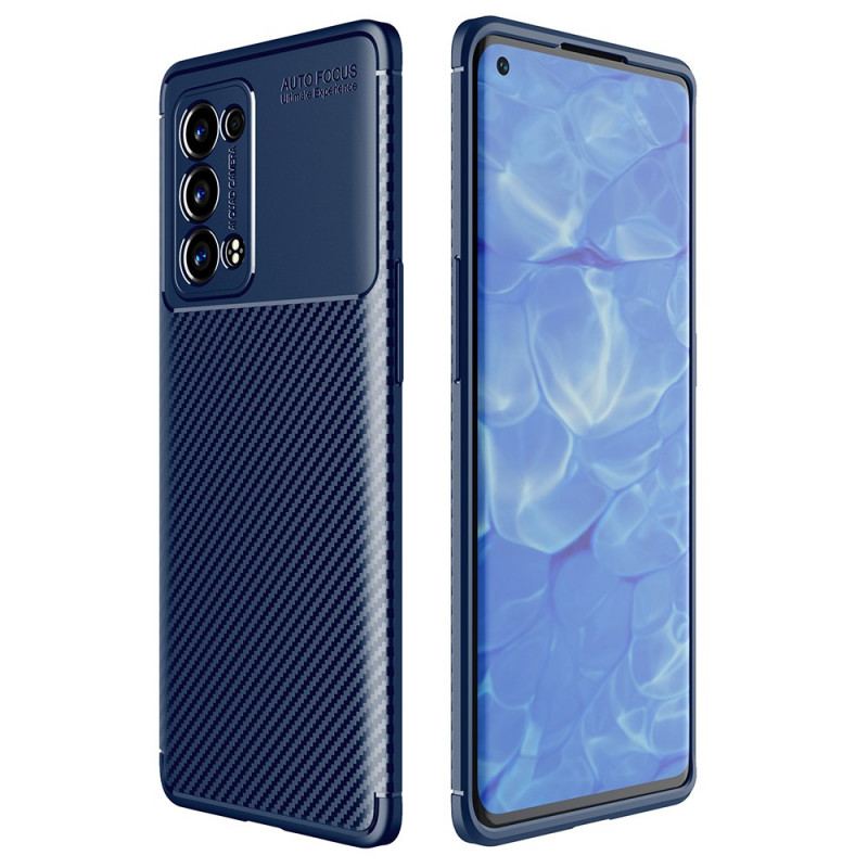 Coque Oppo Reno 6 Pro 5G Flexible Fibre de Carbone