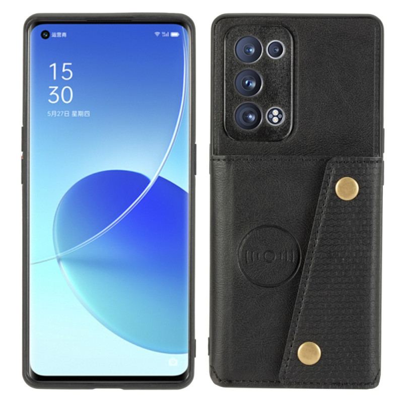 Coque Oppo Reno 6 Pro 5G Porte-Cartes Dépliant