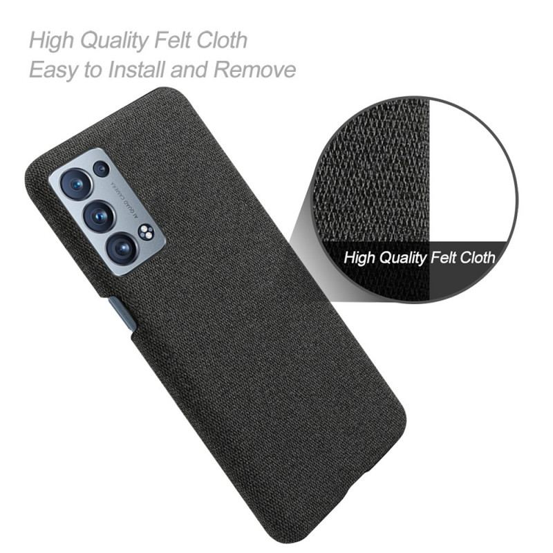 Coque Oppo Reno 6 Pro 5G Revêtement Tissu