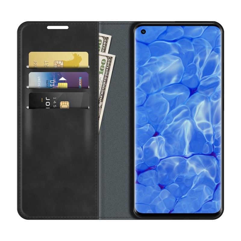 Flip Cover Oppo Reno 6 Pro 5G Skin-Touch Douceur