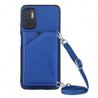 Coque Xiaomi Redmi Note 10 5G / Poco M3 Pro 5G Bandoulière Porte-cartes