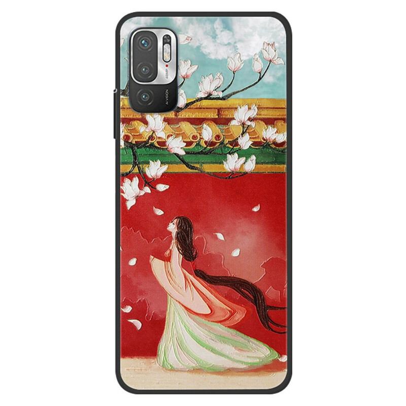 Coque Xiaomi Redmi Note 10 5G / Poco M3 Pro 5G Femme à Fleurs