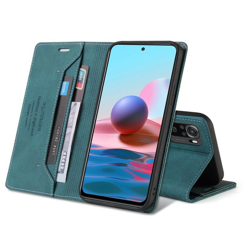 Flip Cover Xiaomi Redmi Note 10/10S/Poco M5s Simili Cuir GQ.UTROBE