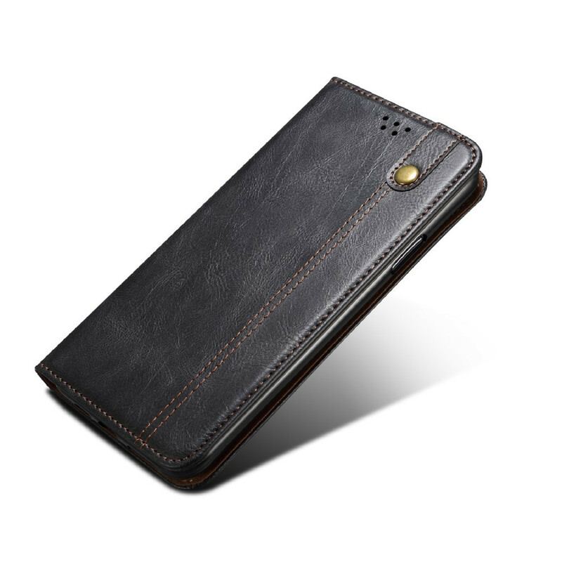 Flip Cover Xiaomi Redmi Note 10 5G / Poco M3 Pro 5G Simili Cuir Ciré