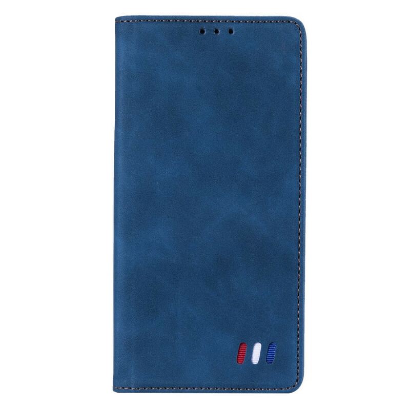 Flip Cover Xiaomi Redmi Note 10 5G / Poco M3 Pro 5G Style Cuir Tricolore