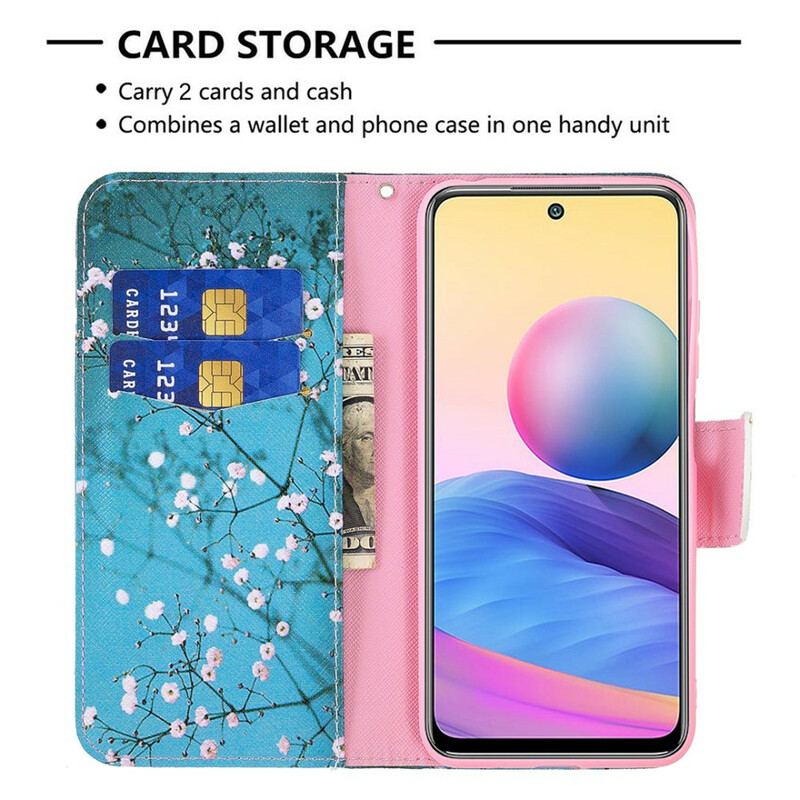 Housse Xiaomi Redmi Note 10 5G / Poco M3 Pro 5G Arbre en Fleur