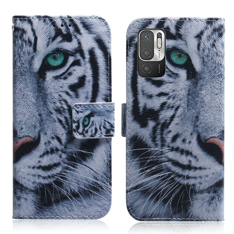 Housse Xiaomi Redmi Note 10 5G / Poco M3 Pro 5G Face de Tigre