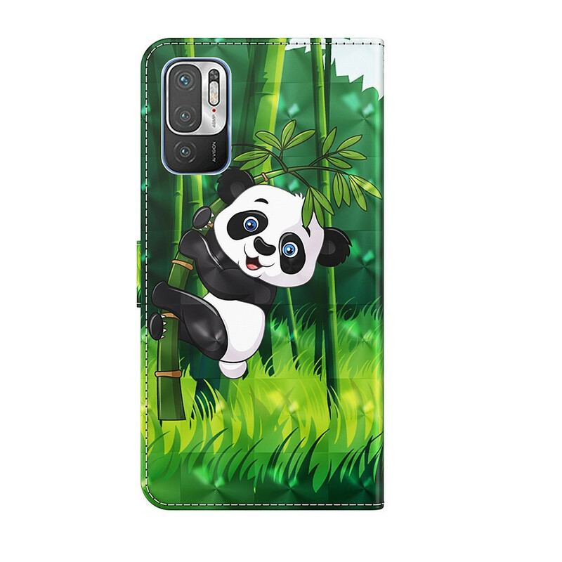 Housse Xiaomi Redmi Note 10 5G / Poco M3 Pro 5G Panda et Bambou