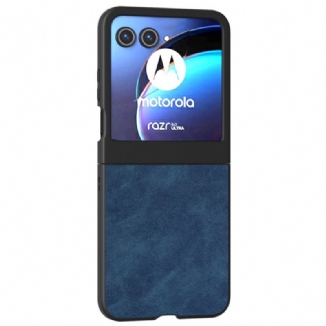 Coque Motorola Razr 50 5G Effet Cuir ABEEL