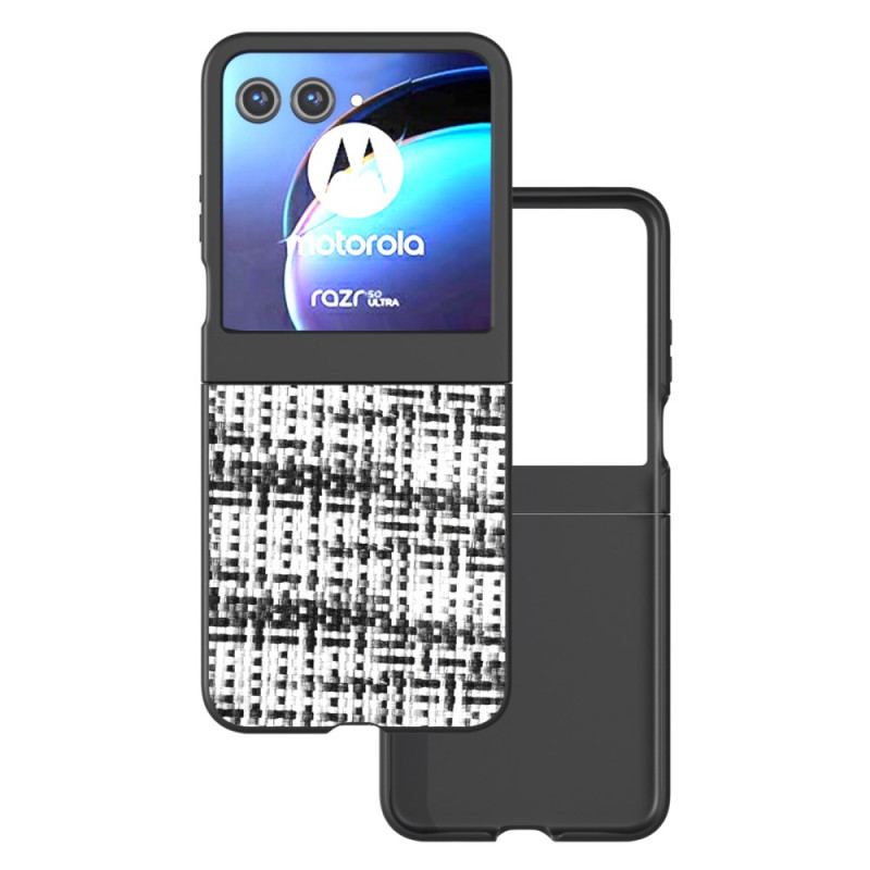 Coque Motorola Razr 50 5G Texture à Carreaux