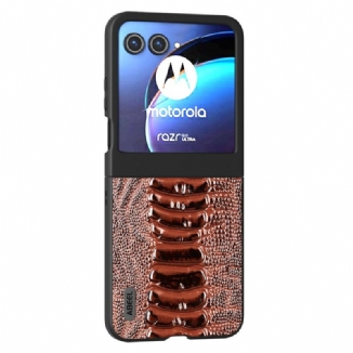 Coque Motorola Razr 50 5G Texture Crocodile ABEEL