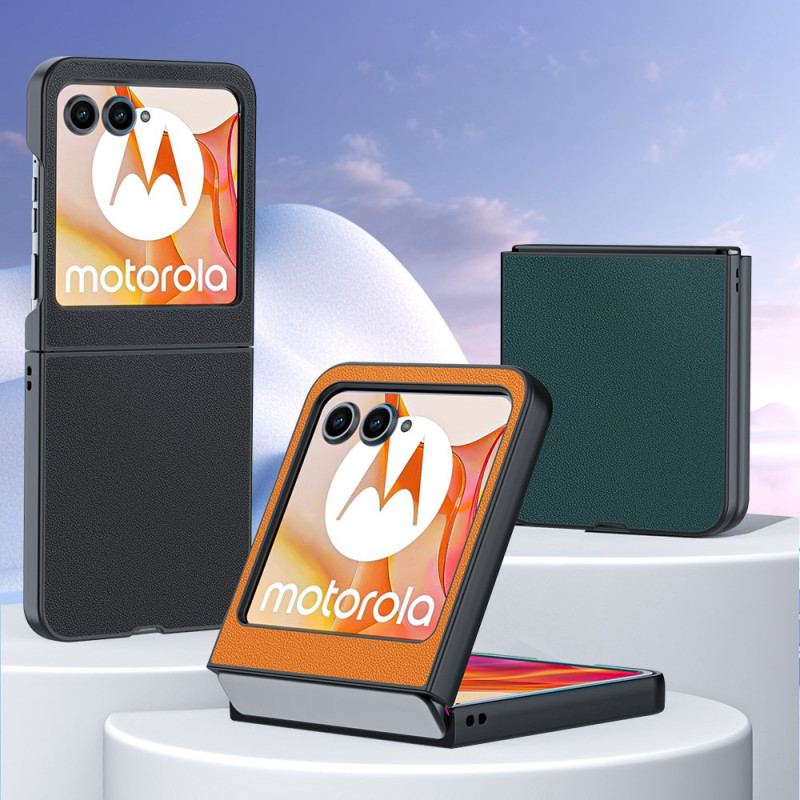 Coque Motorola Razr 50 5G Ultra-Mince Effet Cuir