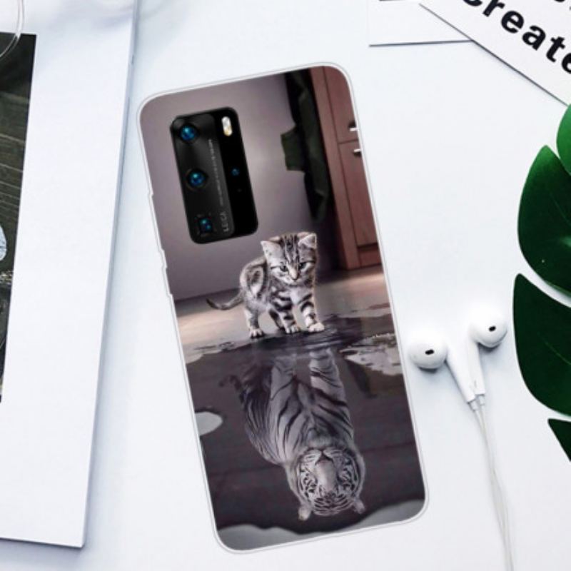 Coque Huawei P40 Pro Ernest le Tigre