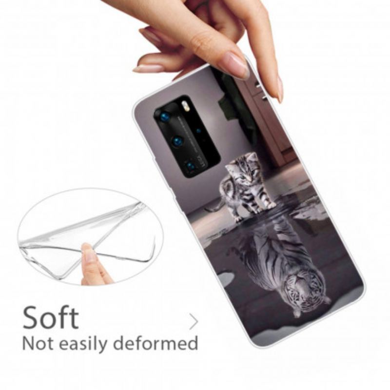 Coque Huawei P40 Pro Ernest le Tigre