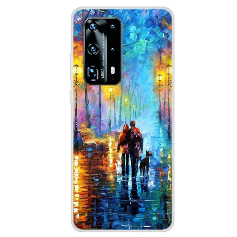 Coque Huawei P40 Pro Promenade en Famille