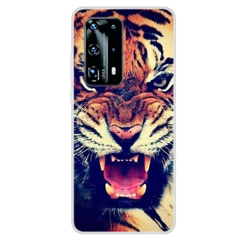 Coque Huawei P40 Pro Tigre de Face