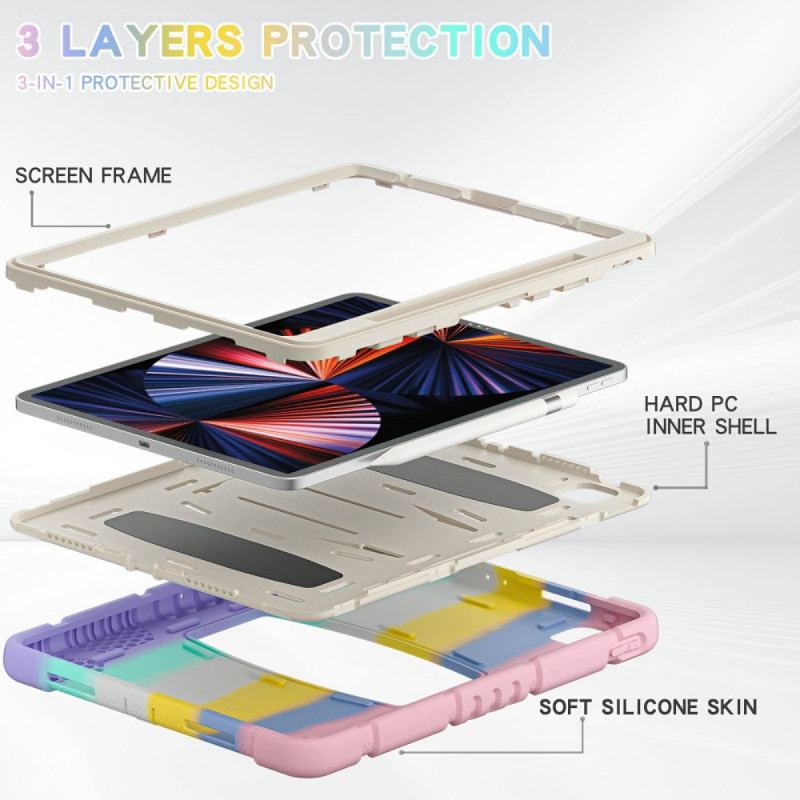 Coque iPad Pro 12.9" Triple Protection avec Support Color