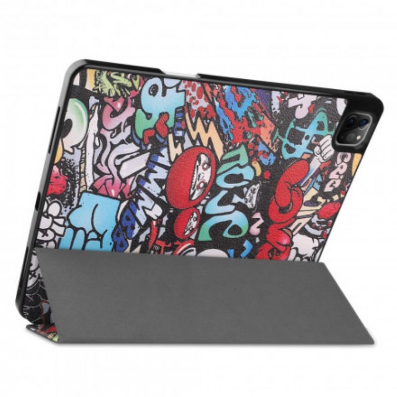 Smart Case iPad Pro 12.9" Porte-Stylet Graffitis