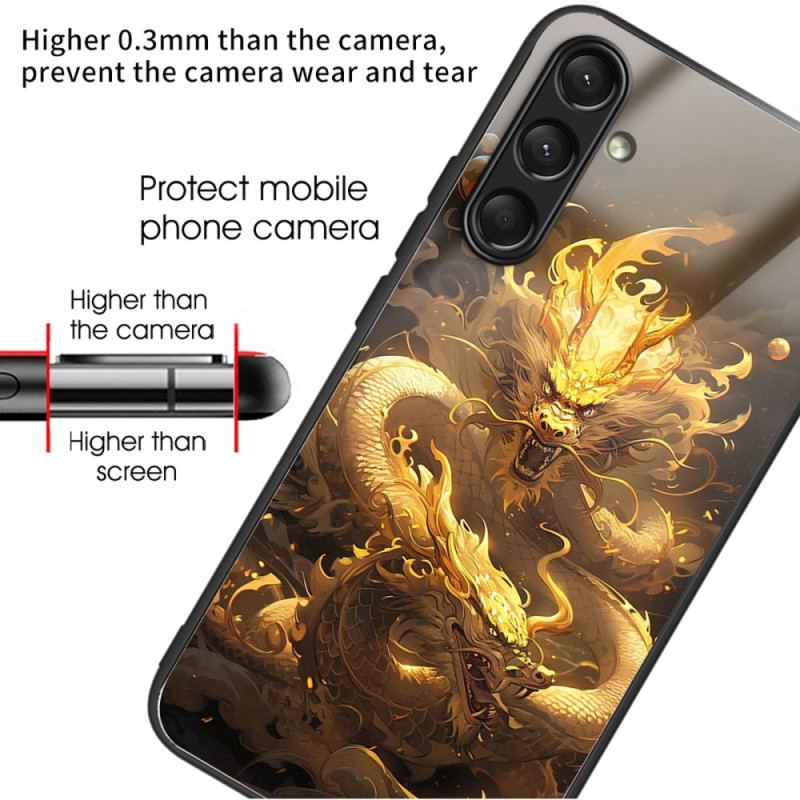 Coque Samsung Galaxy A16 4G / 5G Verre Trempé Dragon d'Or