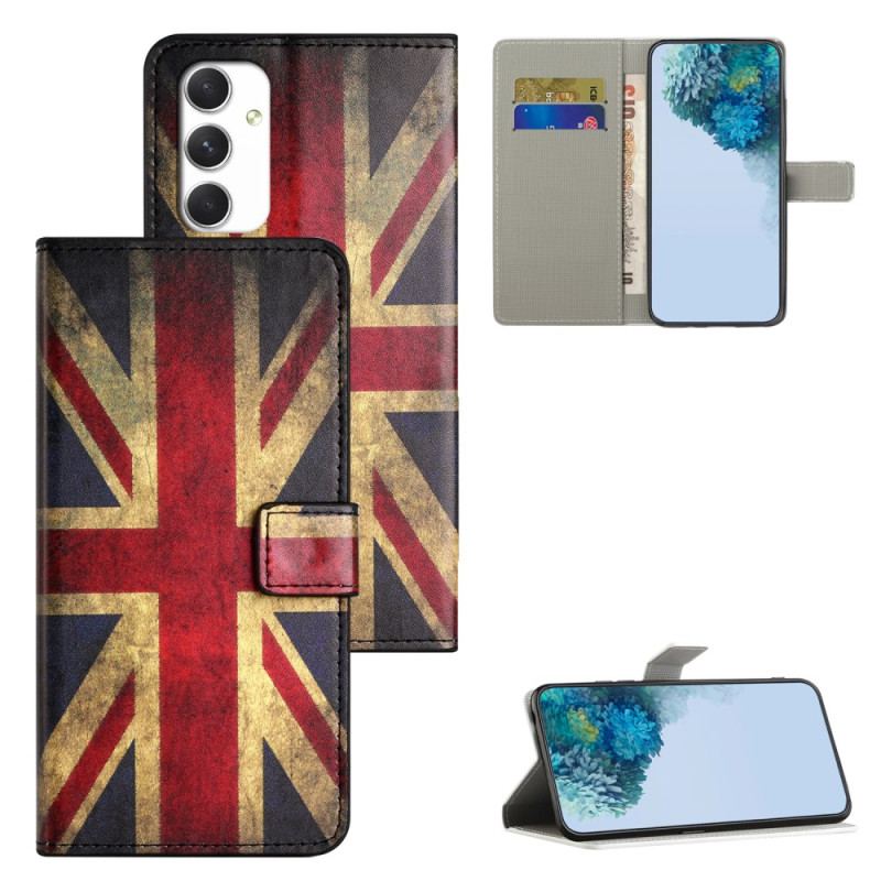 Housse Samsung Galaxy A16 4G / 5G Drapeau Anglais Vintage