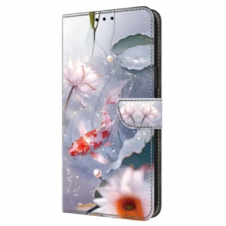 Housse Samsung Galaxy A16 4G / 5G Fleurs et Poisson