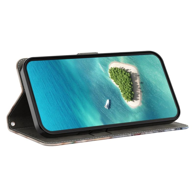 Housse Samsung Galaxy A16 4G / 5G Fleurs et Poisson