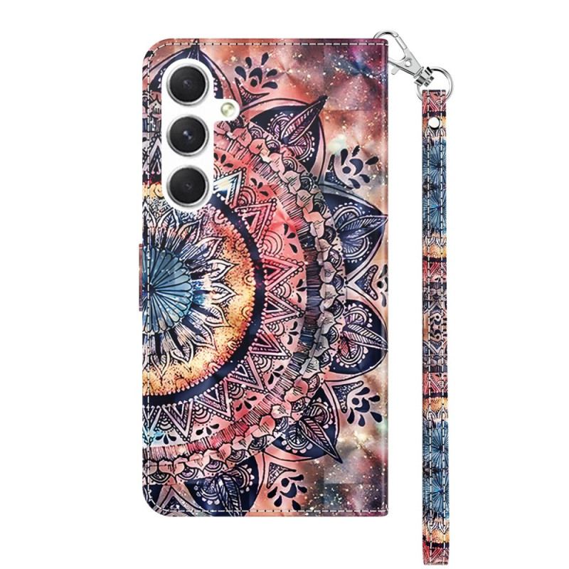 Housse Samsung Galaxy A16 4G / 5G Mandala Coloré à Lanière