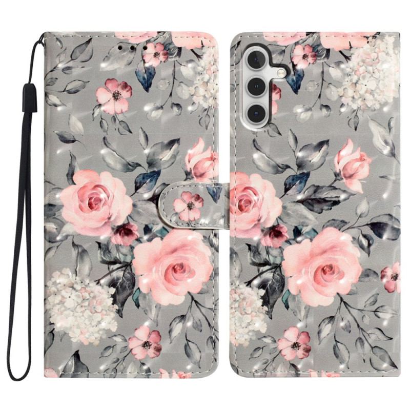 Housse Samsung Galaxy A16 4G / 5G Motif Fleurs Roses