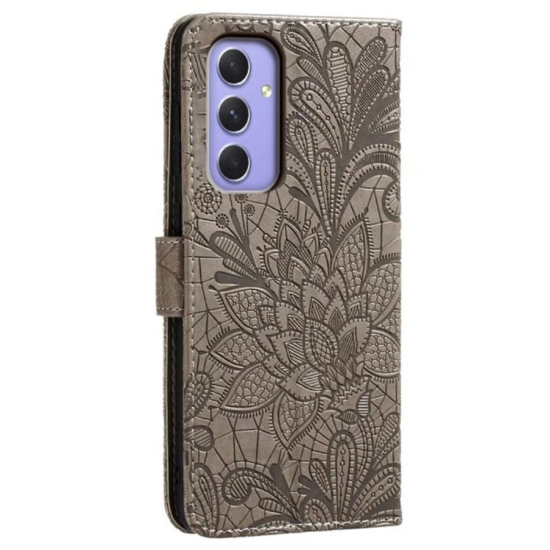 Housse Samsung Galaxy A16 4G / 5G Motif Floral et Lanière