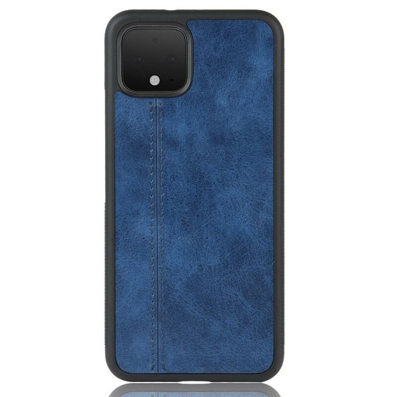 Coque Google Pixel 4 Effet Cuir Couture