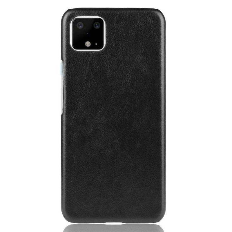 Coque Google Pixel 4 Effet Cuir Litchi