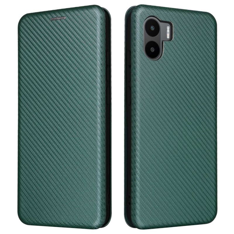 Flip Cover Xiaomi Redmi A1 Fibre Carbone