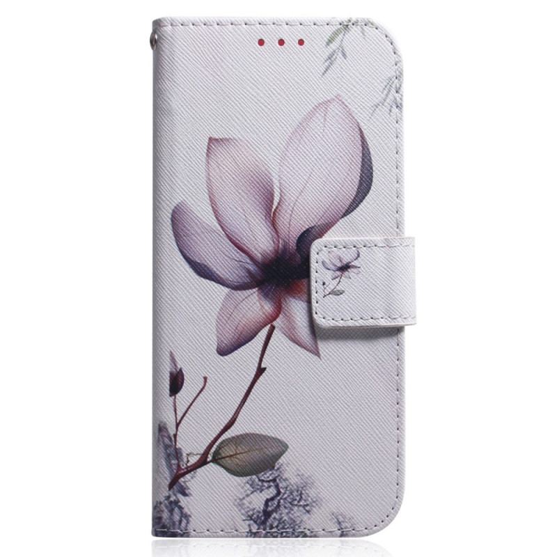 Housse Xiaomi Redmi A1 Fleur Vieux Rose