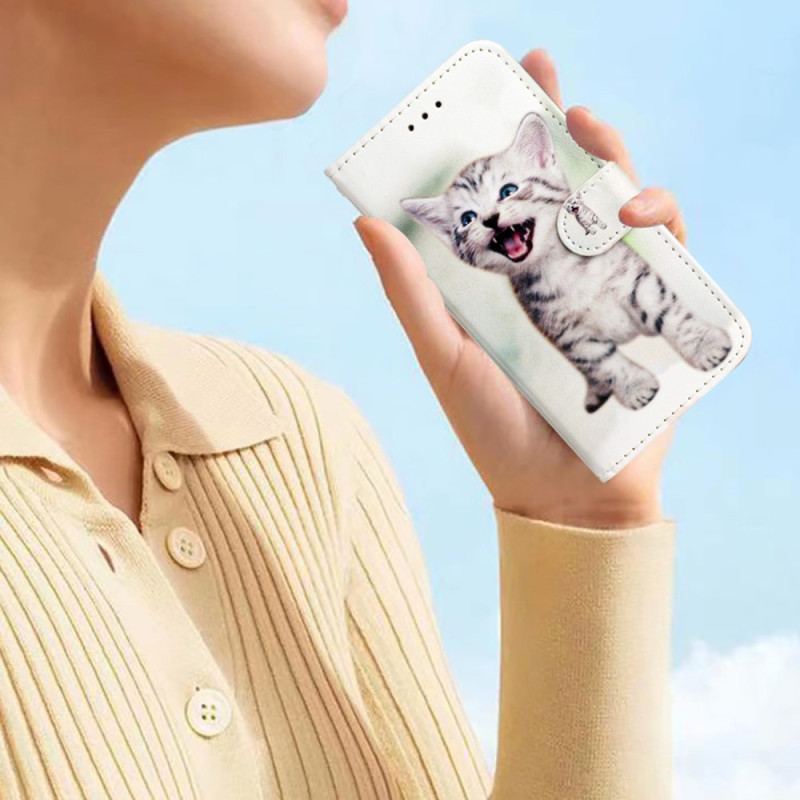 Housse Xiaomi Redmi A1 Petit Chaton à Lanière