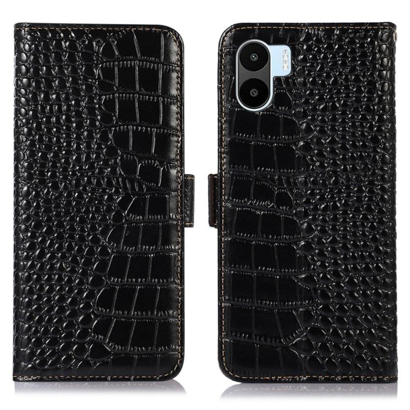 Housse Xiaomi Redmi A1 Style Crocodile RFID