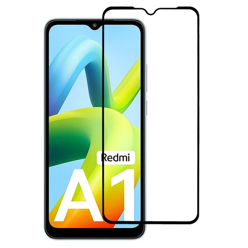 Protection en verre trempé Contour Noir pour Xiaomi Redmi A1